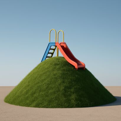 where I sky by myself - a Sculpture & Installation Artowrk by Srečko